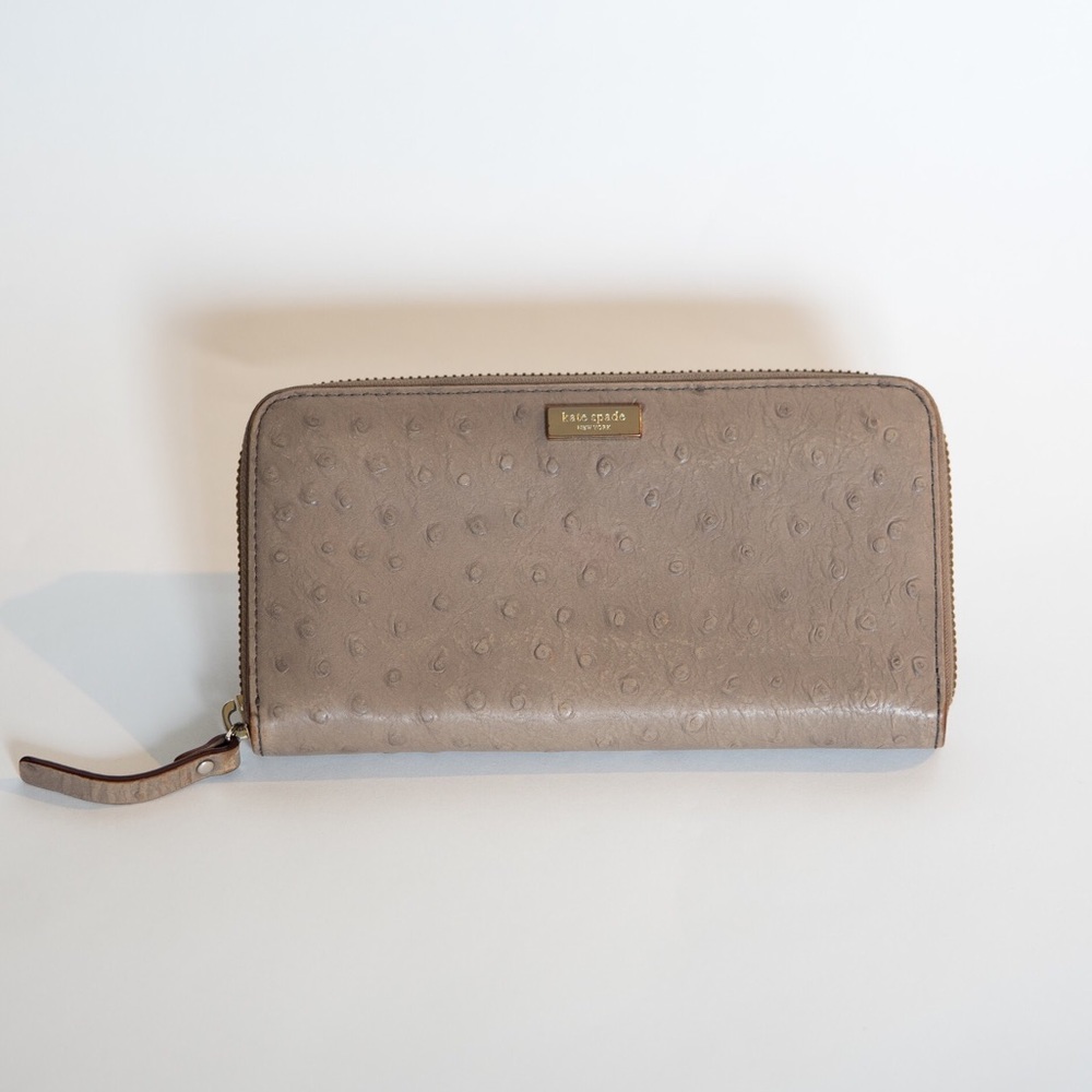 Kate Spade Portola Valley Ostrich Wallet